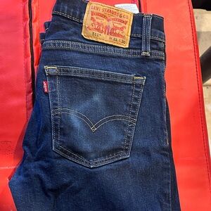 Levi's Men's Dark Blue Slim Jeans